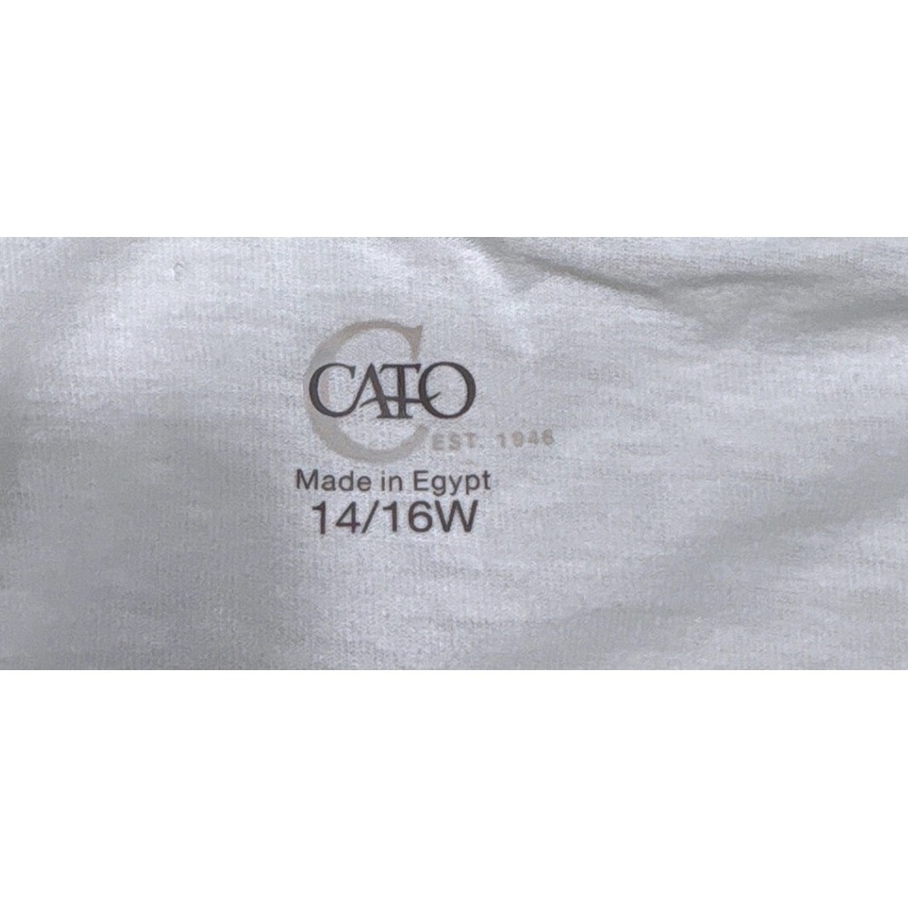 Cato Rodeo Star Graphic Ombre Fringe T-Shirt White Peach Kids Size 14/16W - Picture 3 of 4